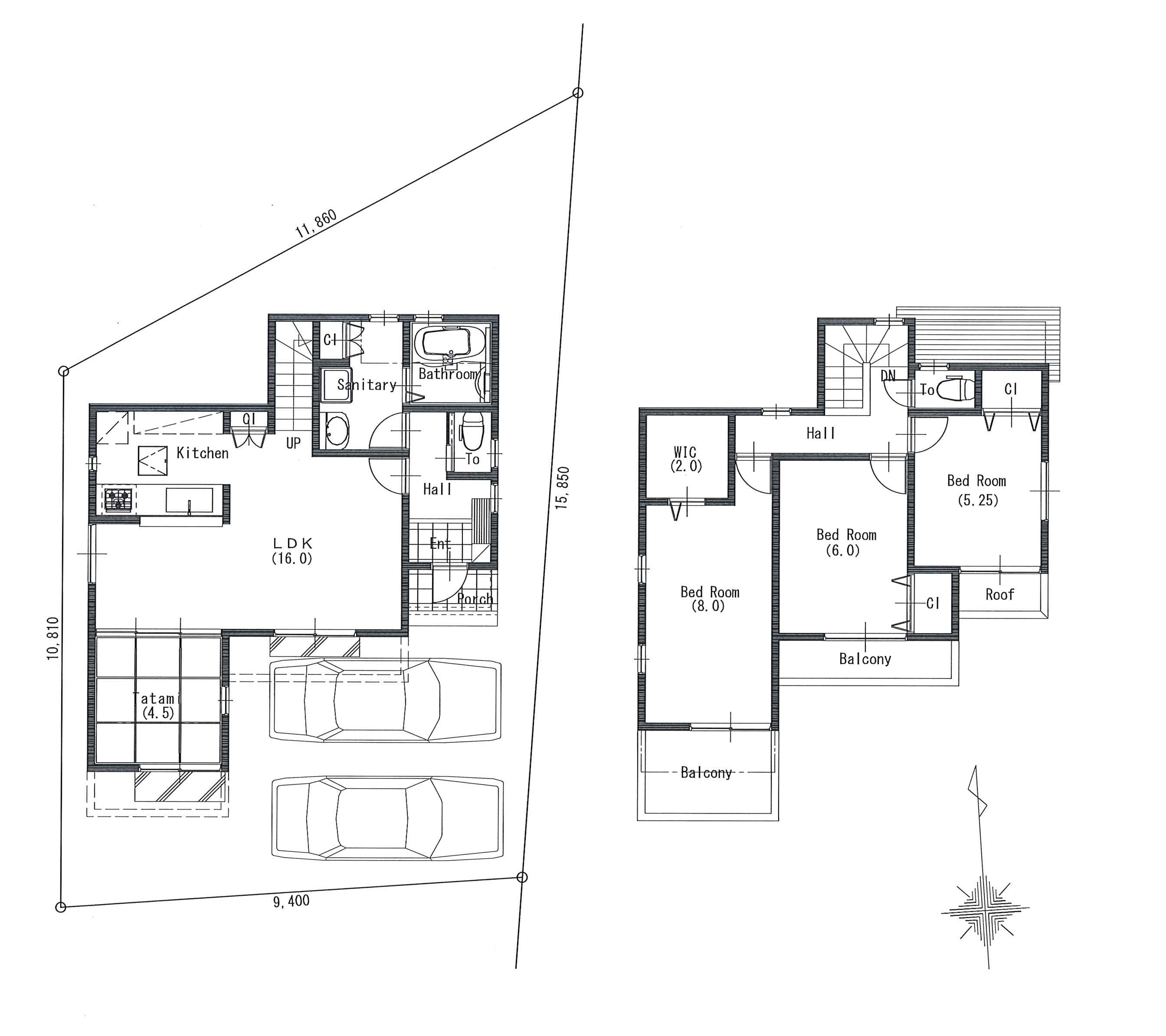 1号区画　プラン図